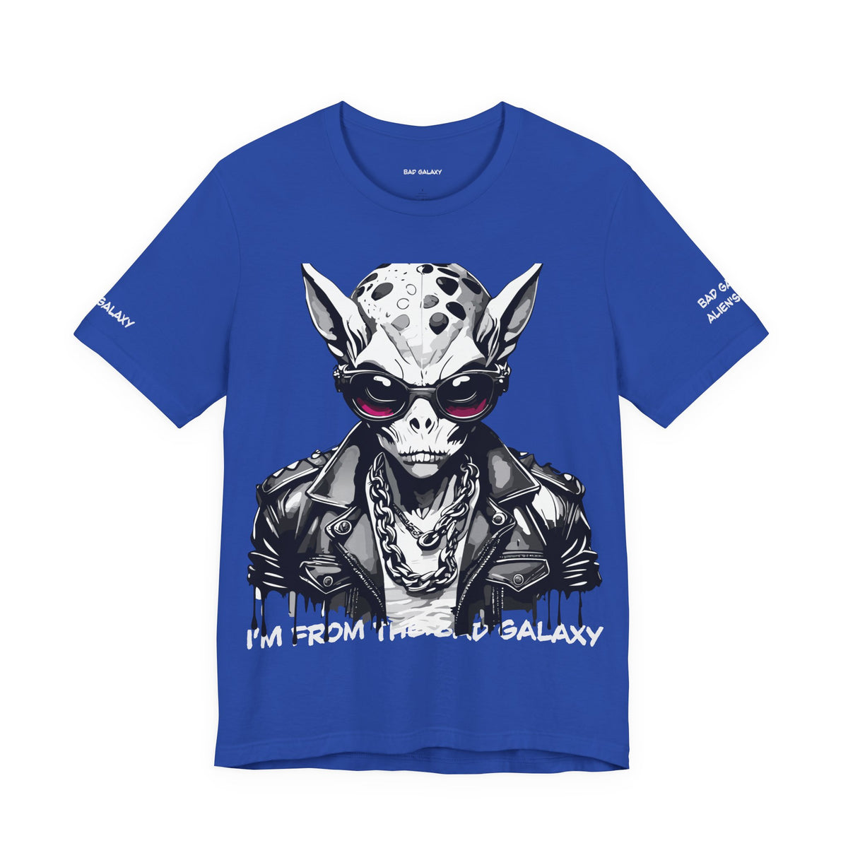 Alien Graphic Unisex Cotton Bella+Canvas Tee with Art Design b49