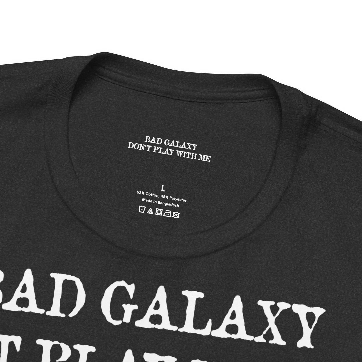 Bad Galaxy Skull T Shirt Made To Order 100 Percent Cotton Eco Friendly Inks USA Designed
