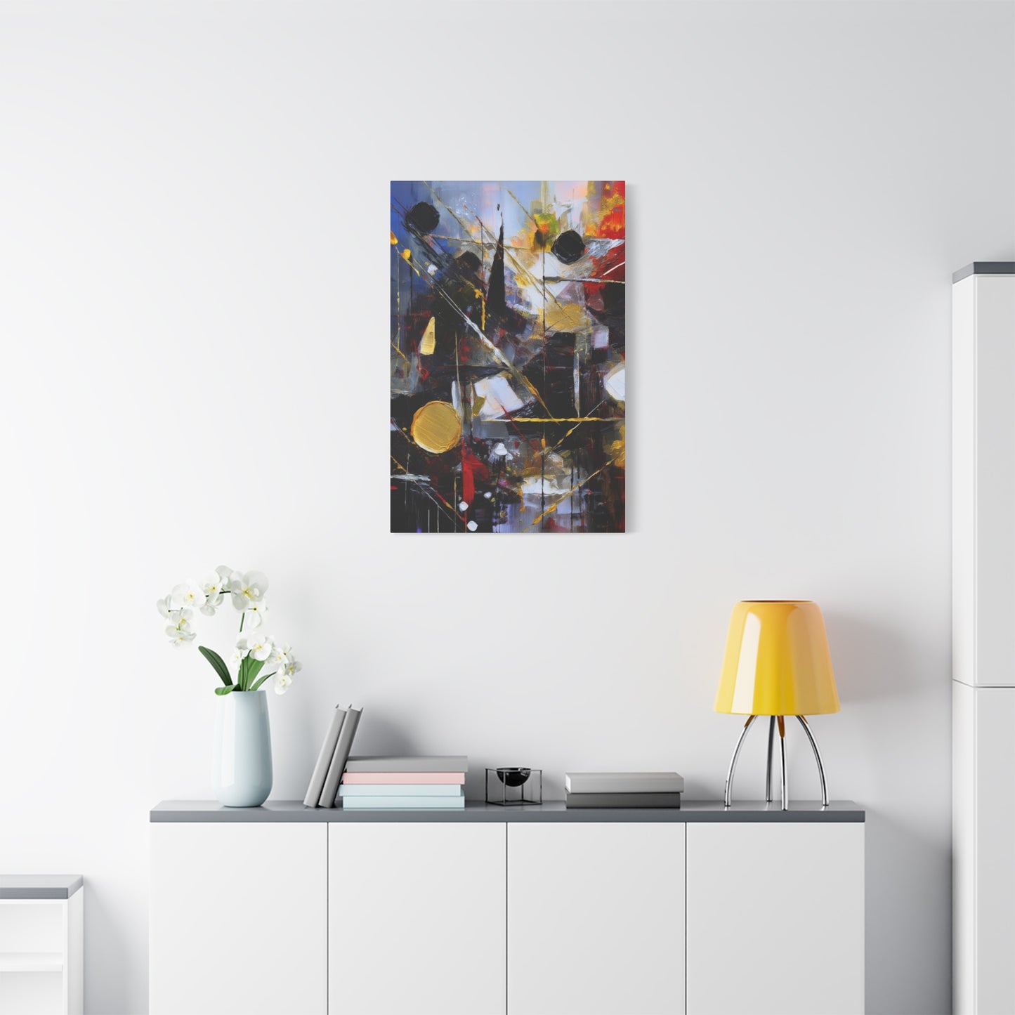 Abstract Oil Painting Print Canvas 20x24,20x30,24x30 24x32,24x36,30x40 32x48,36x48,40x60 Pine-Wood Inner Frame ABS-195