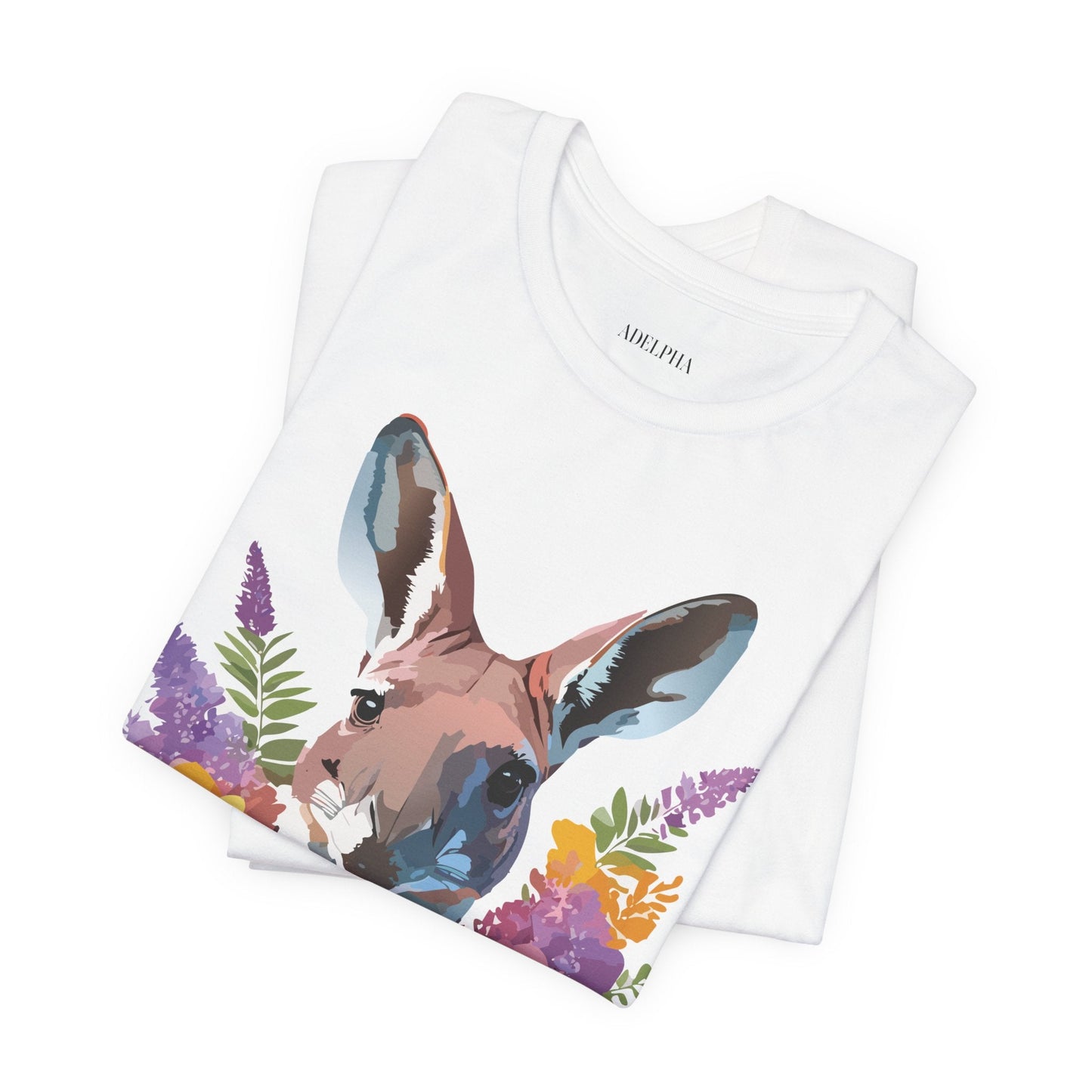 Kangaroo Graphic Unisex 100 Cotton Vintage Animal Artwork Tee 8