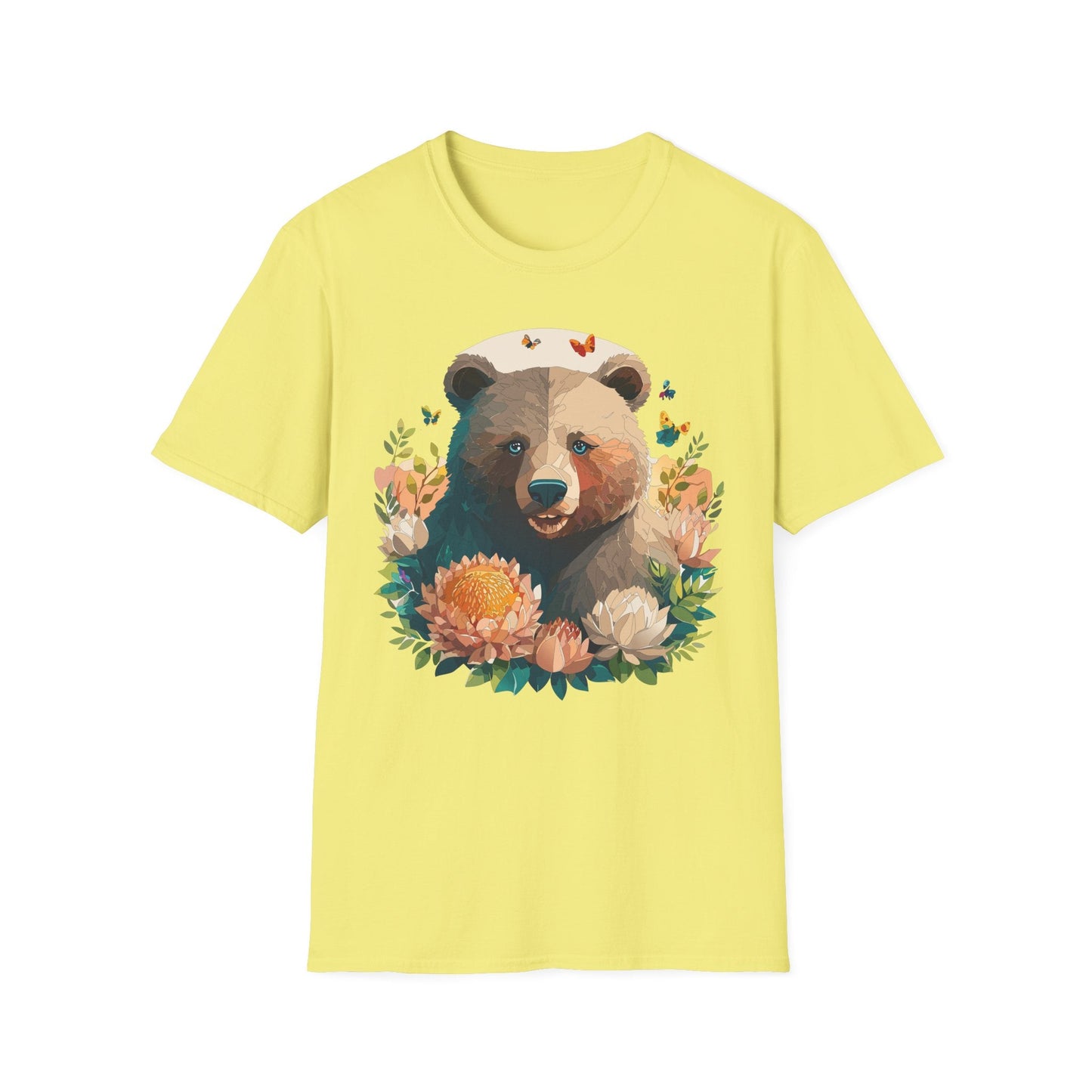 Bear T Shirt Unisex Teddy Bear Shirt Softstyle 100 Percent Ring Spun Cotton Tee Essentials