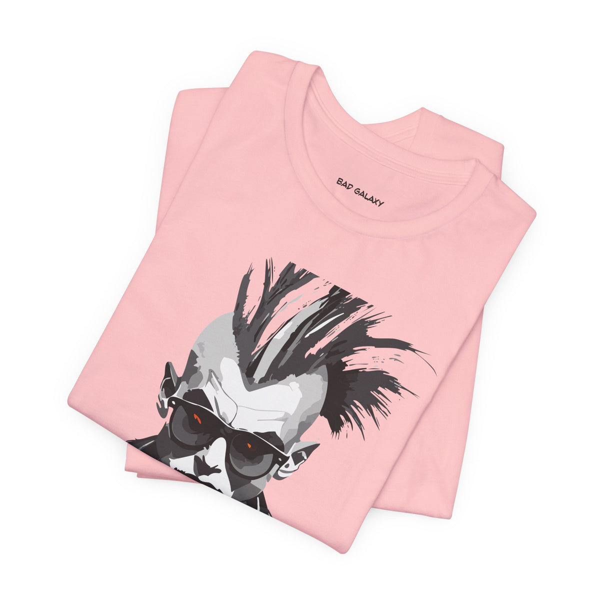 Punk Rock Graphic Unisex Cotton Bella+Canvas Tee with Art Design b31