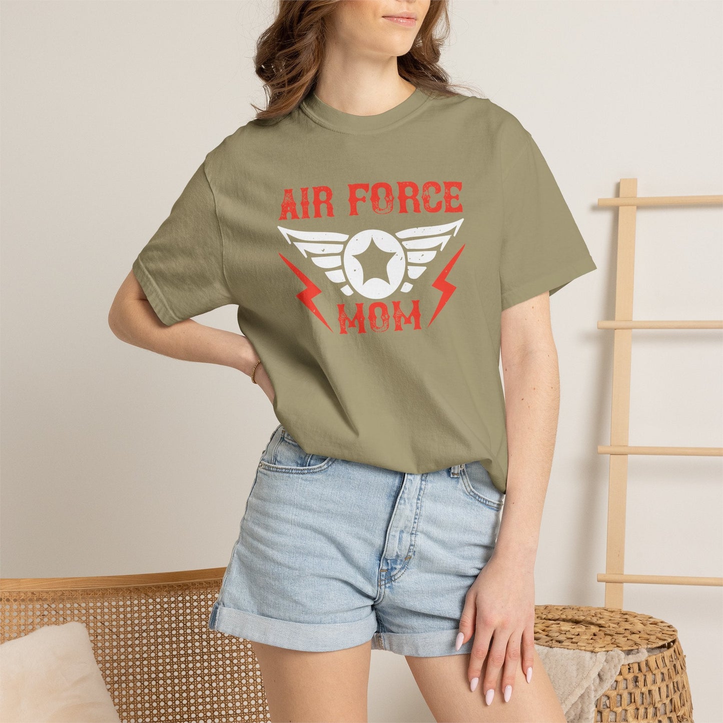 Mom T-shirt Mother Day Mama Tee Unisex Comfort Colors Garment-Dyed Cotton h60