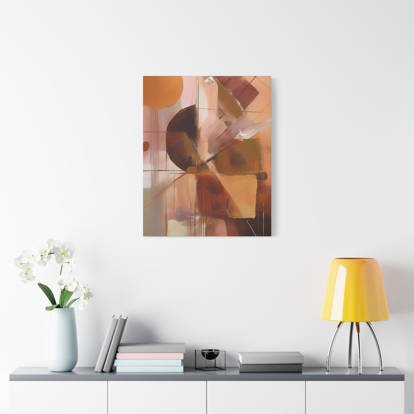 Abstract Geometric Painting Print Canvas 20x24,20x30,24x30 24x32,24x36,30x40 32x48,36x48,40x60 Pine-Wood Inner Frame ABS-50