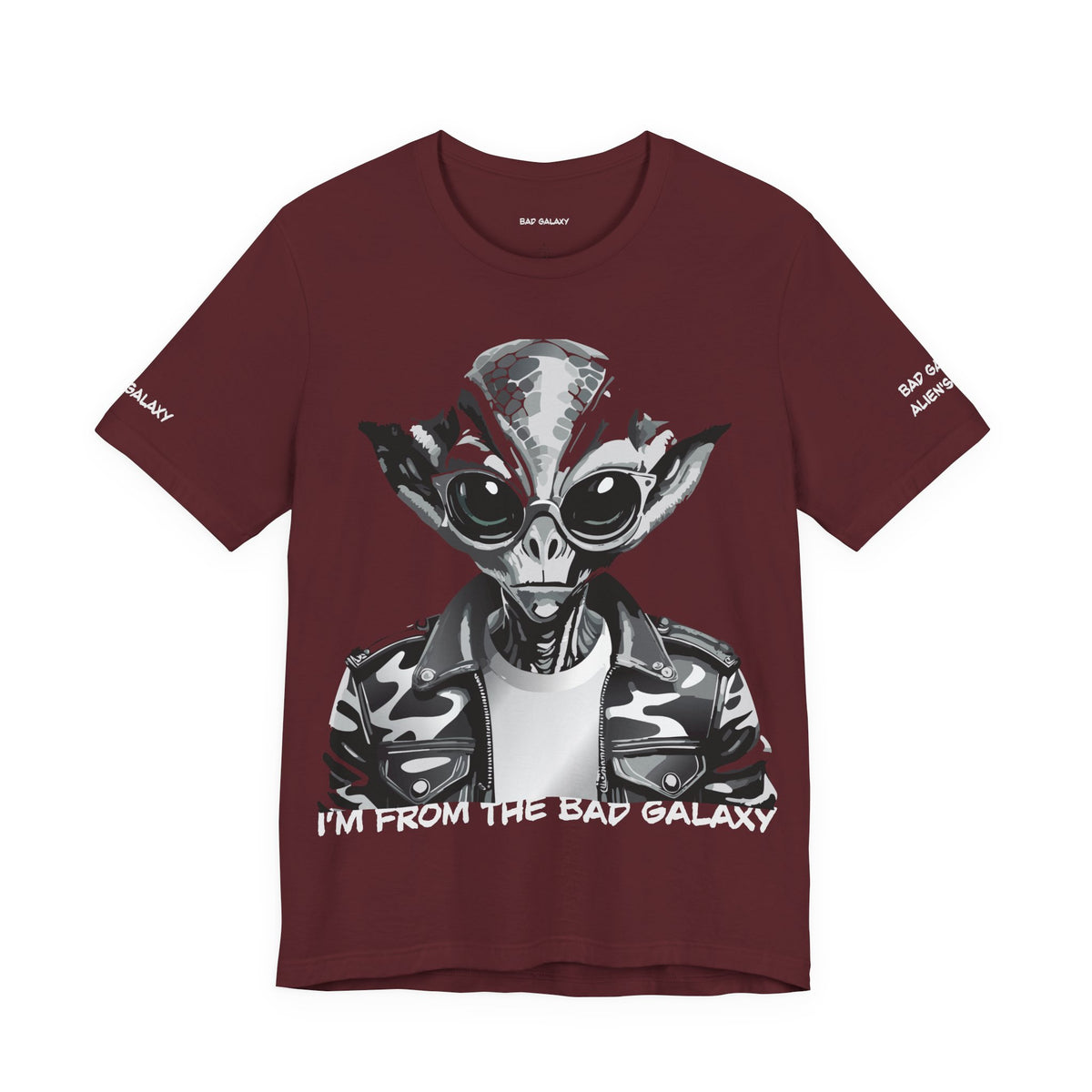 Alien Graphic Unisex Cotton Bella+Canvas Tee with Art Design b77