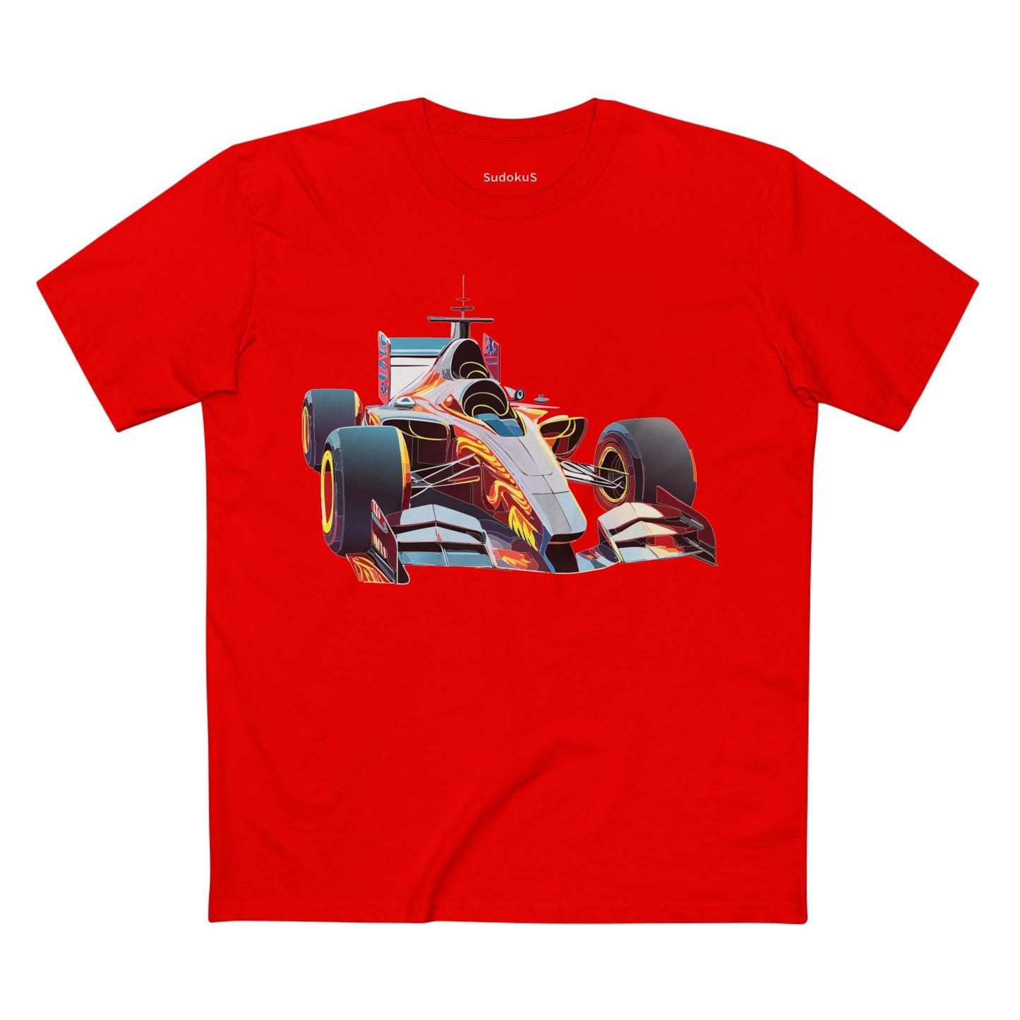 Car Graphic Unisex 100 Cotton Staple Tee 6