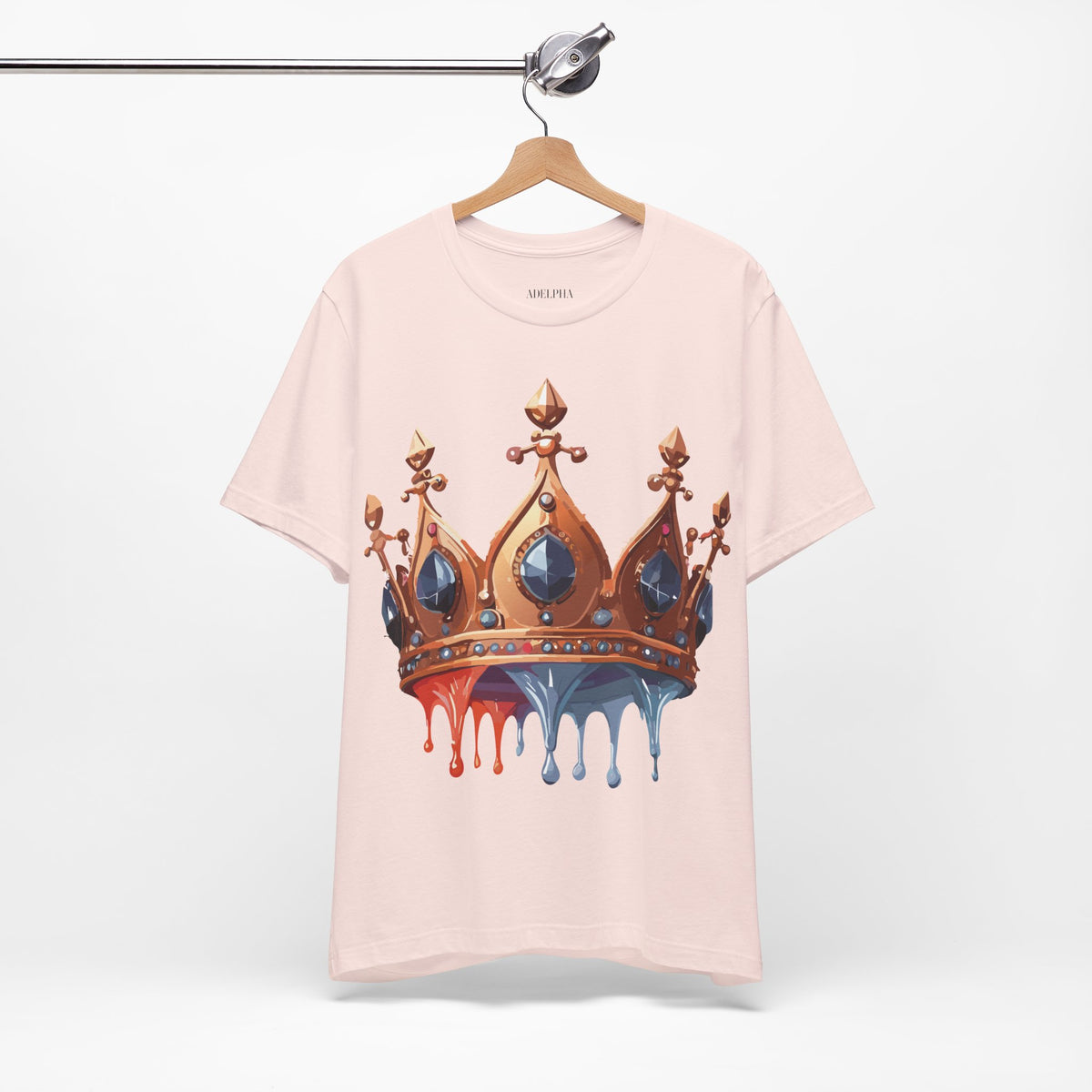 Crown Graphic Unisex Cotton Bella+Canvas Tee with Art Design m17