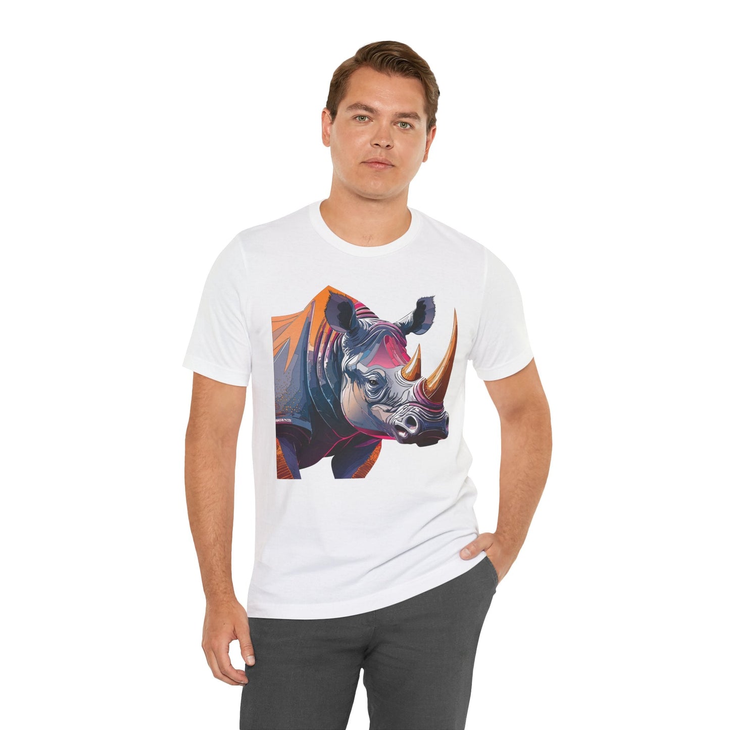 Unisex Animal Print Tee Shirt Featuring Wild Animals Art Design For Everyday Wear