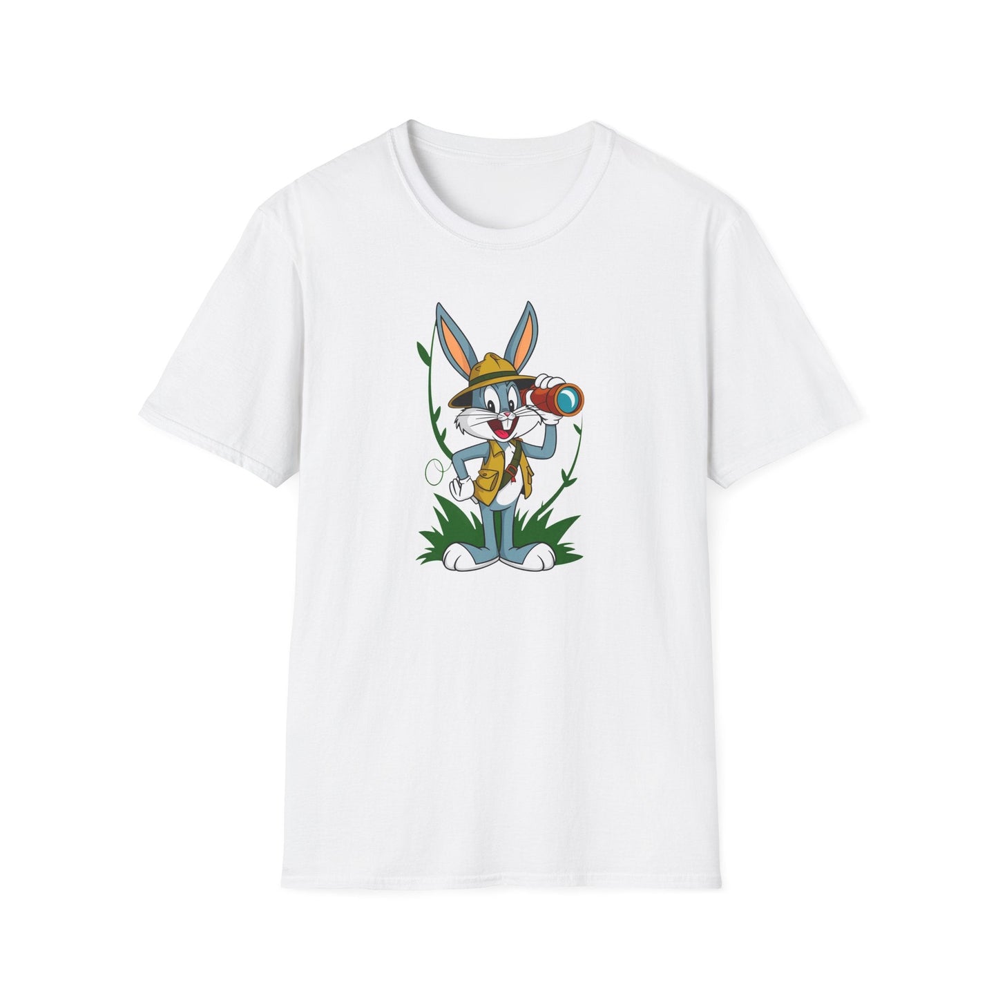 Bugs Bunny T Shirt Unisex Softstyle Gildan 64000 Cartoon Animation Graphic Tee Design
