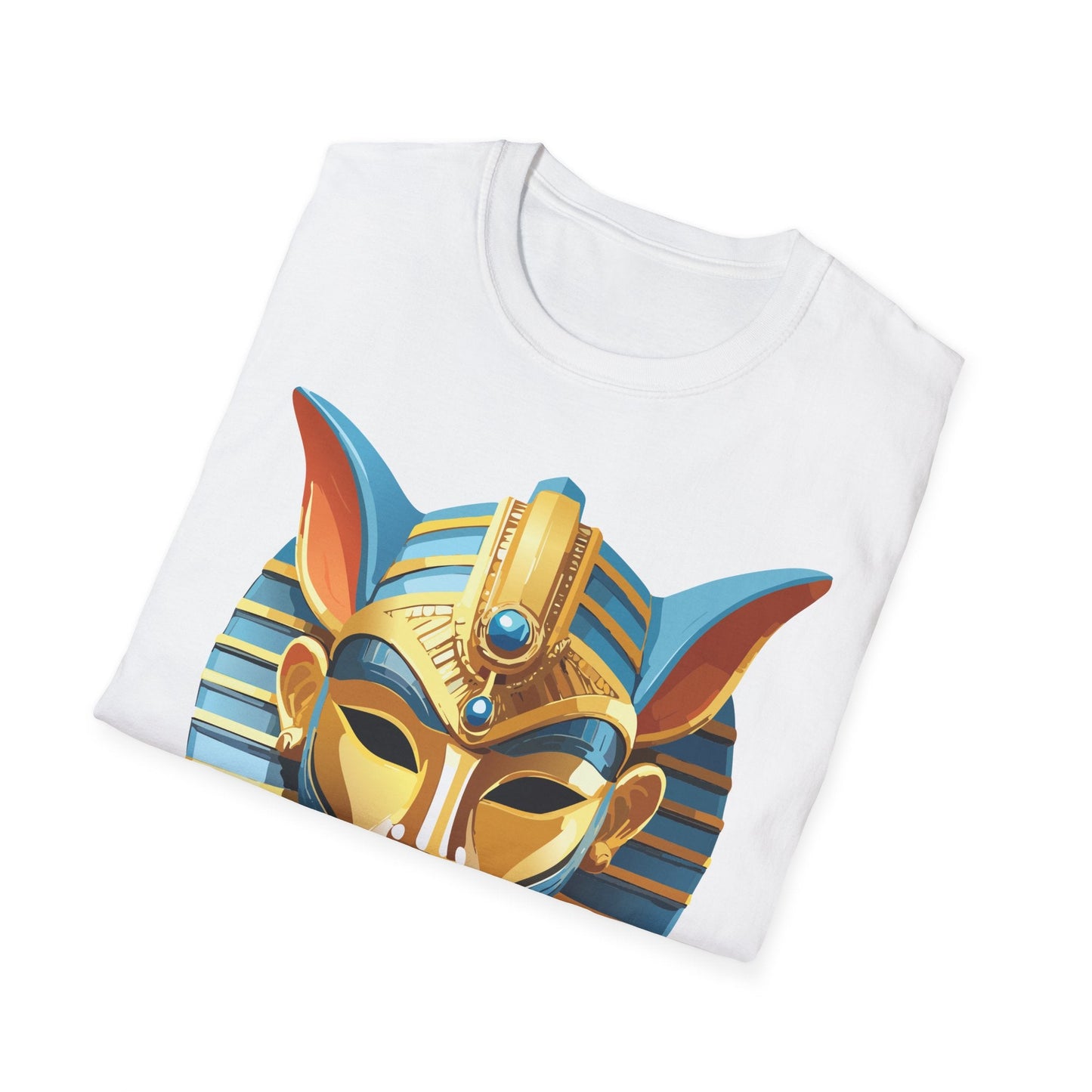 Mask Tee Shirt Unisex Softstyle Cotton Tee With Masquerade Art Design Gildan Softstyle