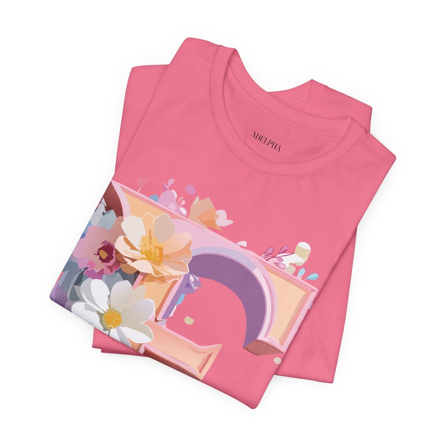Letter E Shirt Graphic Tee Unisex Vintage Inspired Artwork By Adelpha Premium Short Sleeve