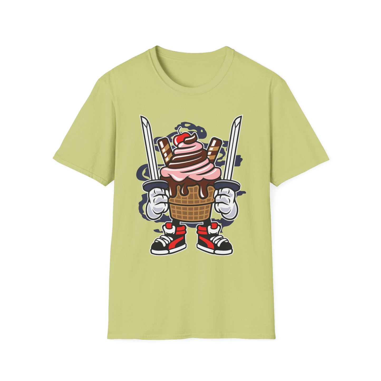 Cartoon T Shirt Unisex Animation Tee Funny Tee Gildan Softstyle 64000 Ring Spun Cotton 99