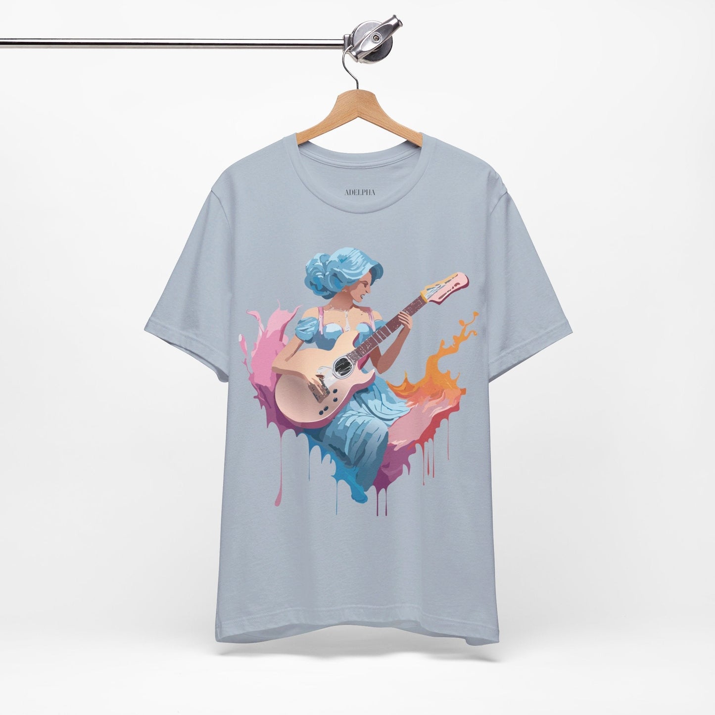 Music T Shirt Graphic Tee Unisex Adelpha Vintage Inspired Artwork Casual Everyday Wear