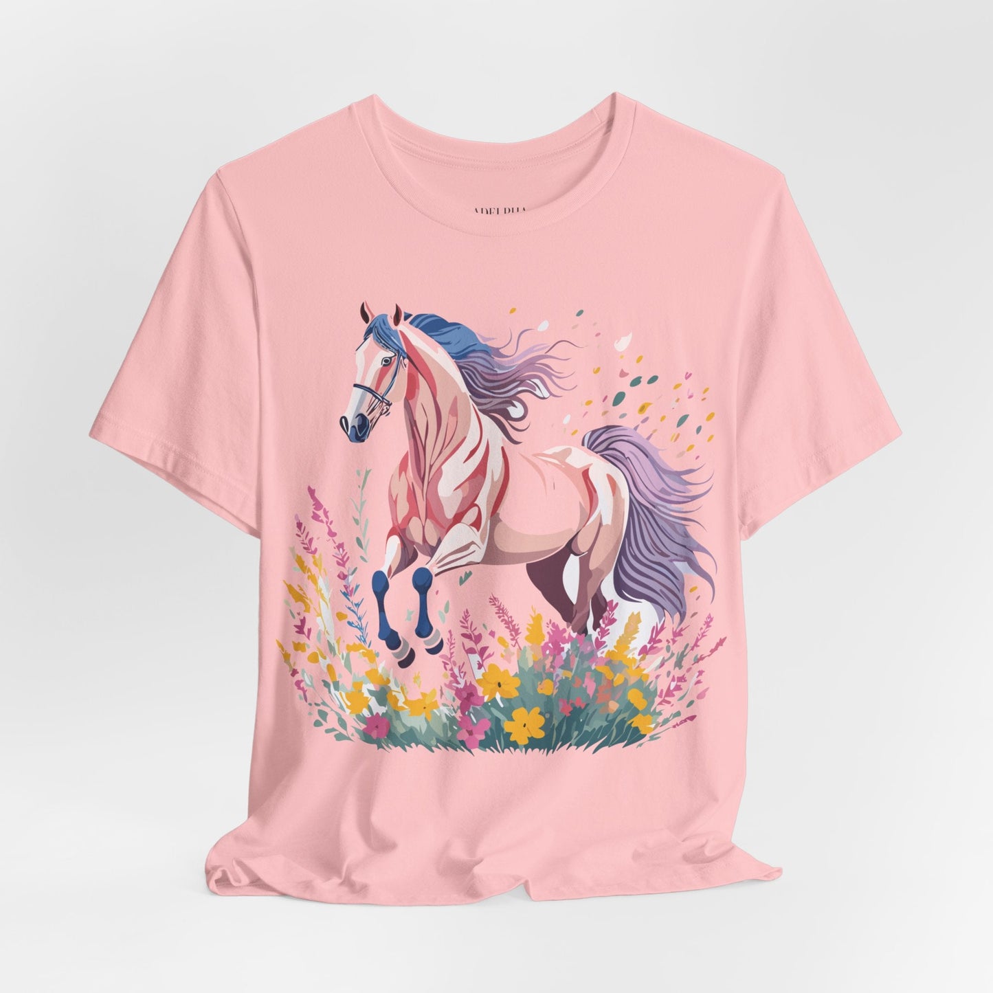 Horse Graphic Unisex 100 Cotton Vintage Animal Art T-Shirt 7