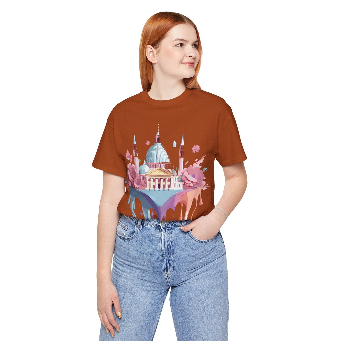 Venice Tourist Shirt Unisex Graphic Tee With Vintage Inspired Adelpha Artwork For Everyday Wear