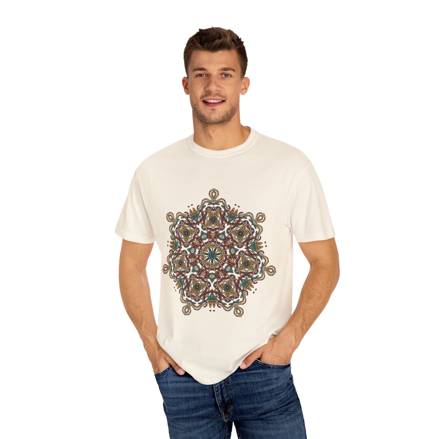 Unisex T-shirt with abstract print