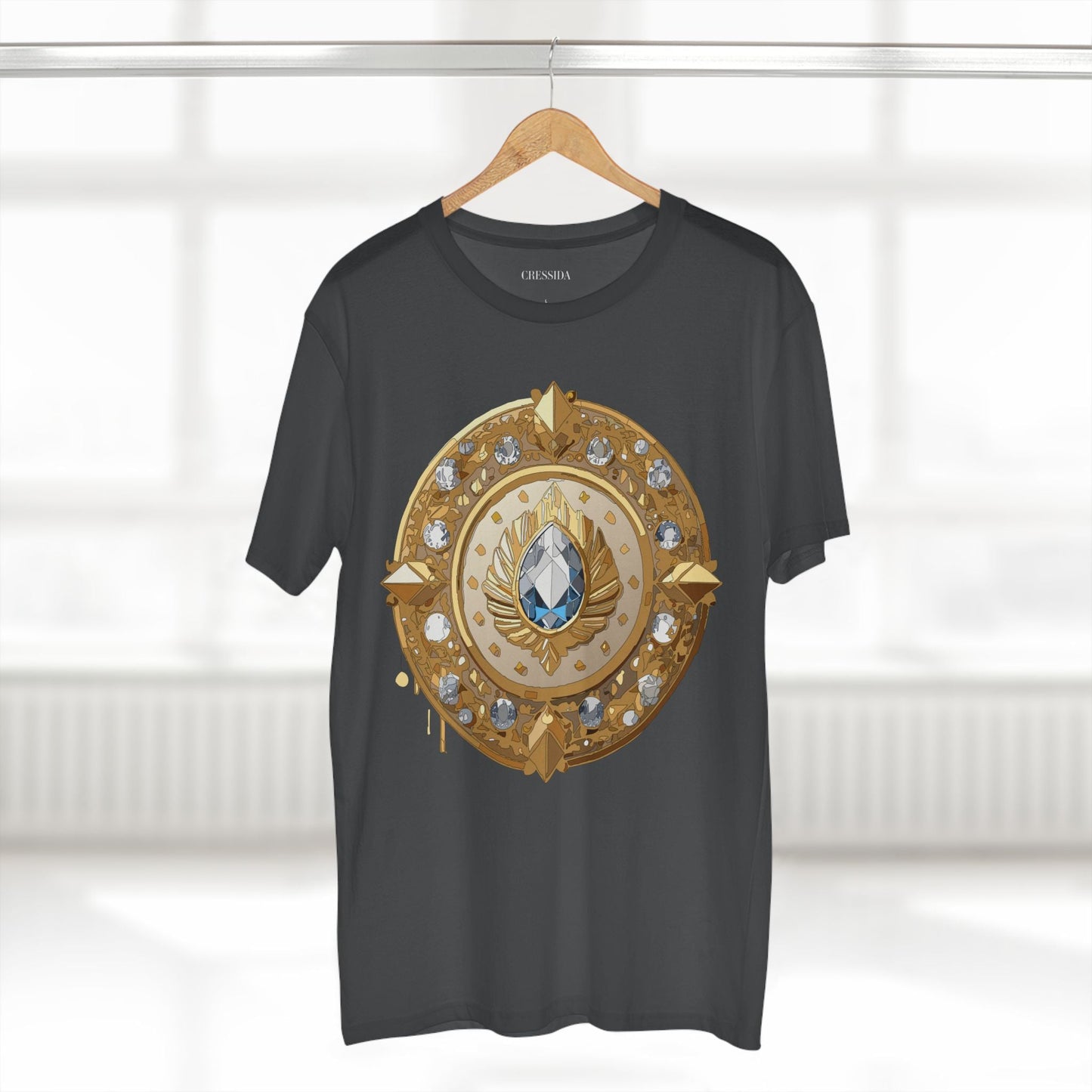 Medallion Graphic T-Shirt Unisex 100 Cotton With Gold Art Design Medal Tee 26