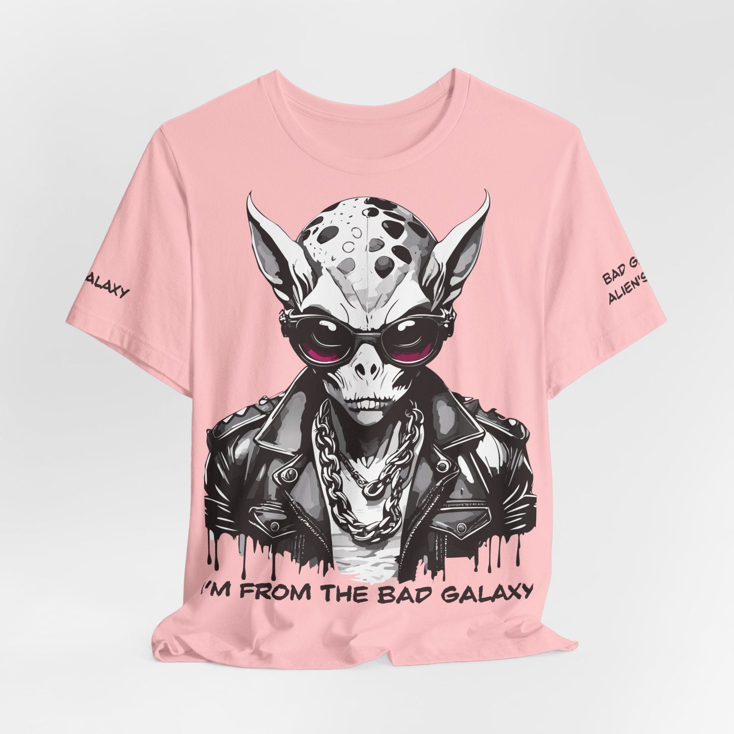 Alien Tee Shirt From Bad Galaxy 100 Cotton Made To Order With Eco Friendly Inks USA