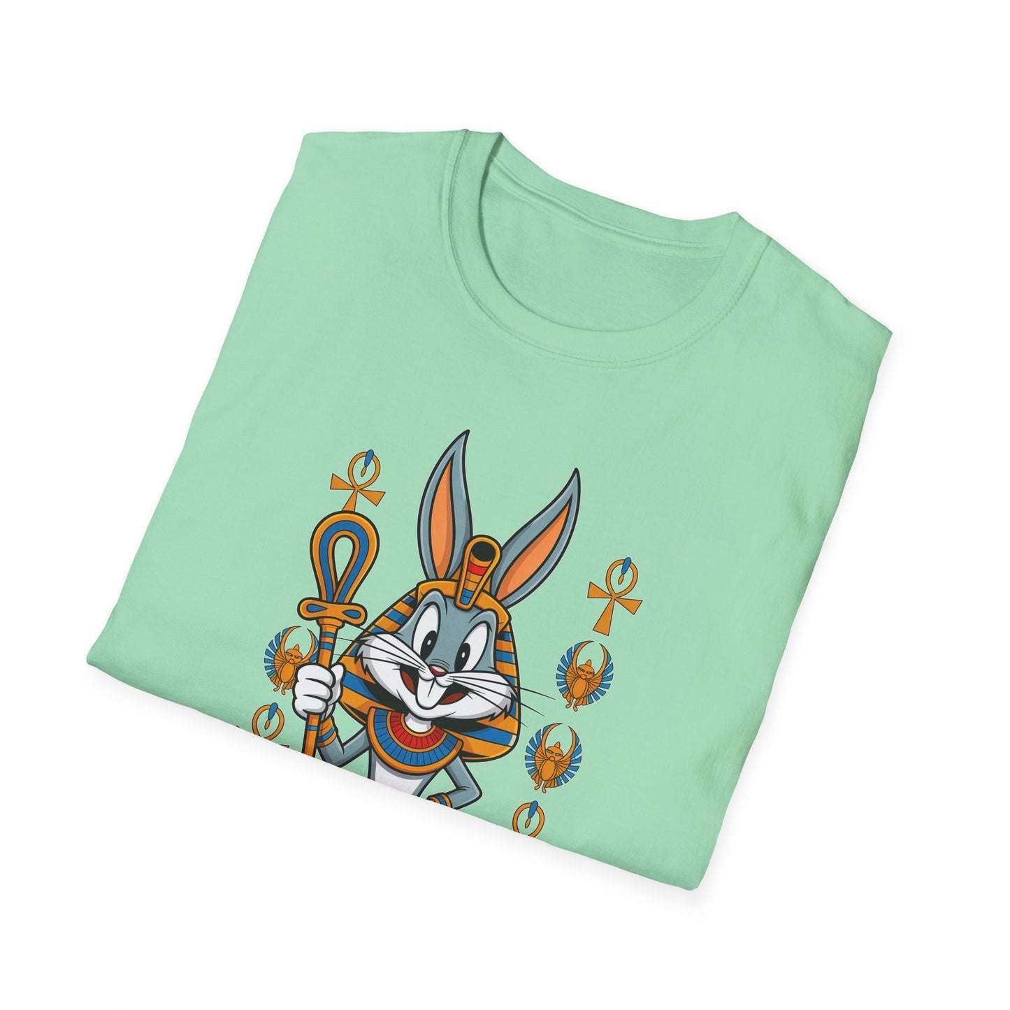 Cartoon Bunny Graphic Unisex Cotton Animal Animation Artwork Design Tee 31