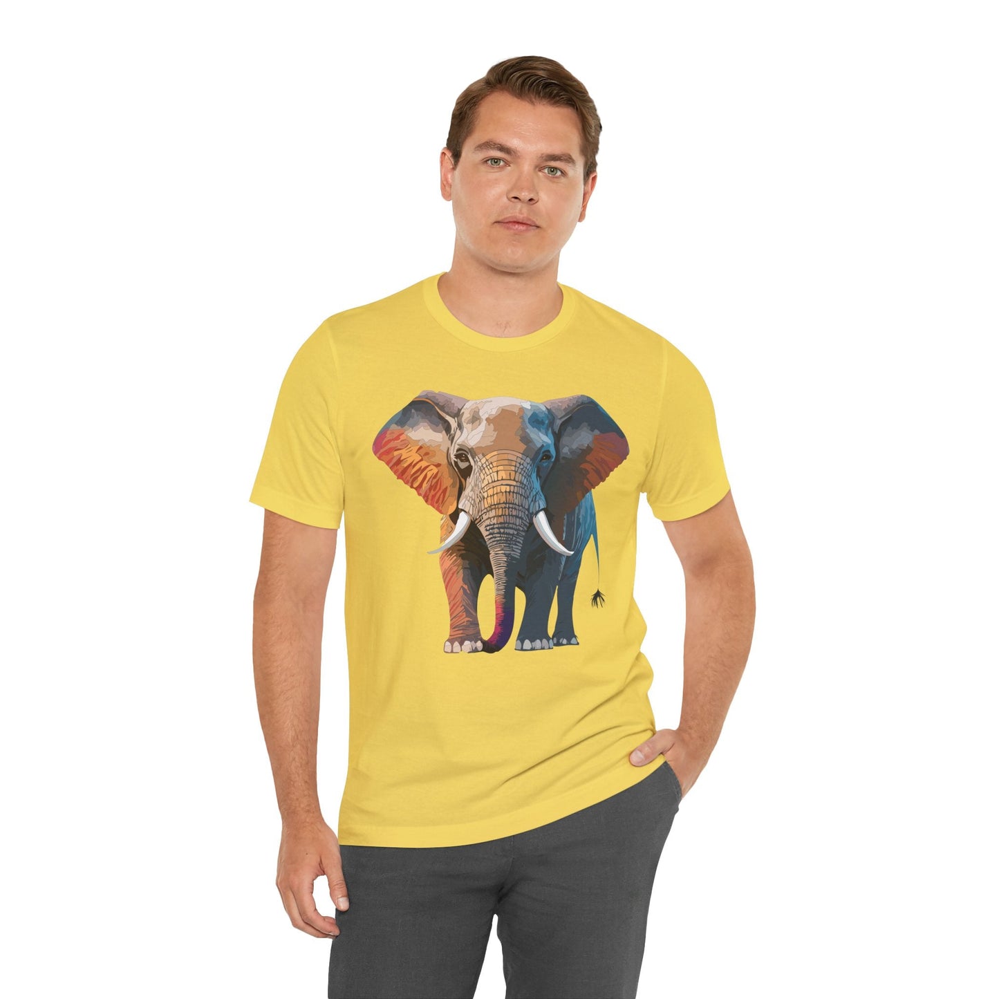 Unisex Animal Shirt With Animals Art Design Graphic Tee Short Sleeve Wild Animals