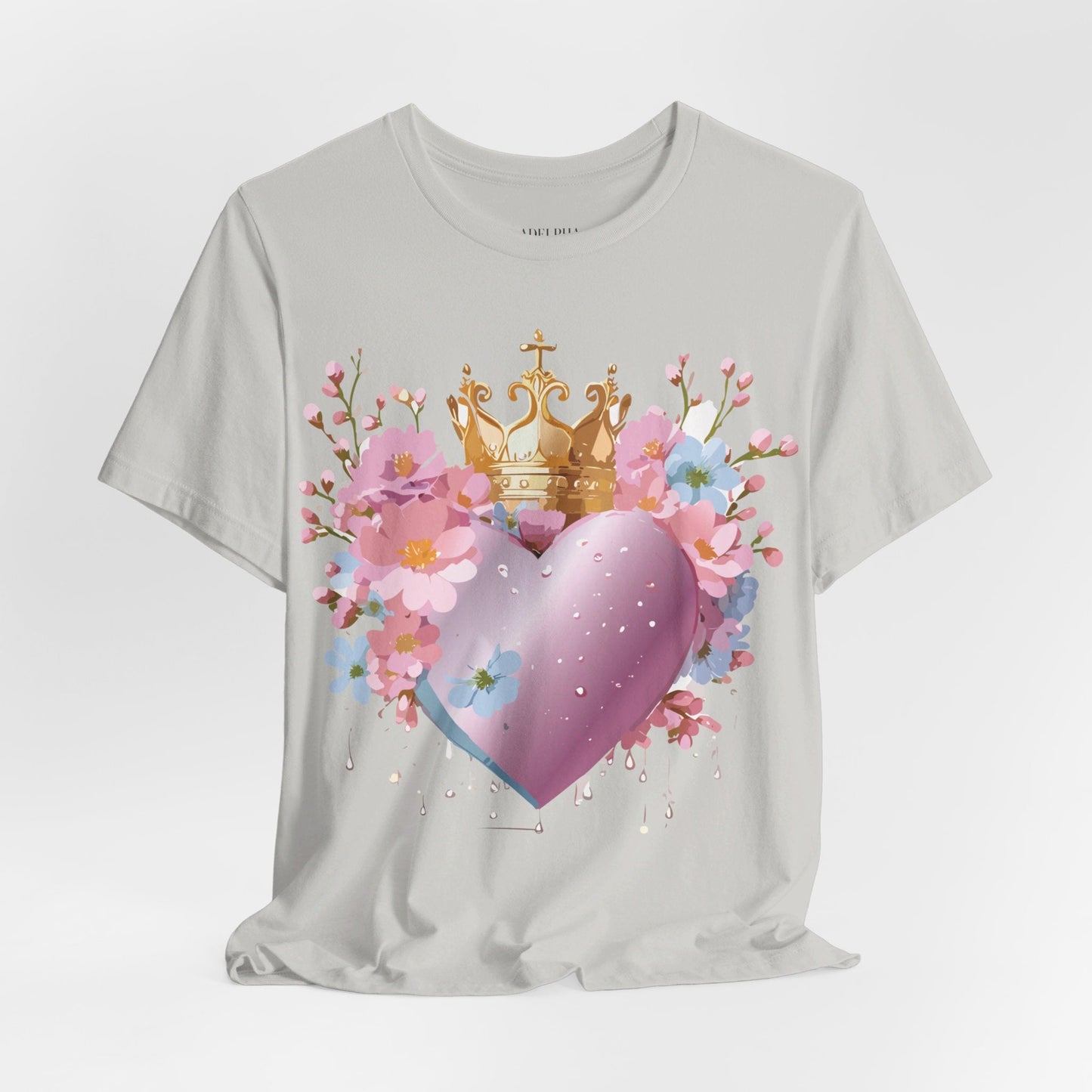 Valentine Graphic Tee Unisex Jersey Short Sleeve By Adelpha Vintage Inspired Artwork