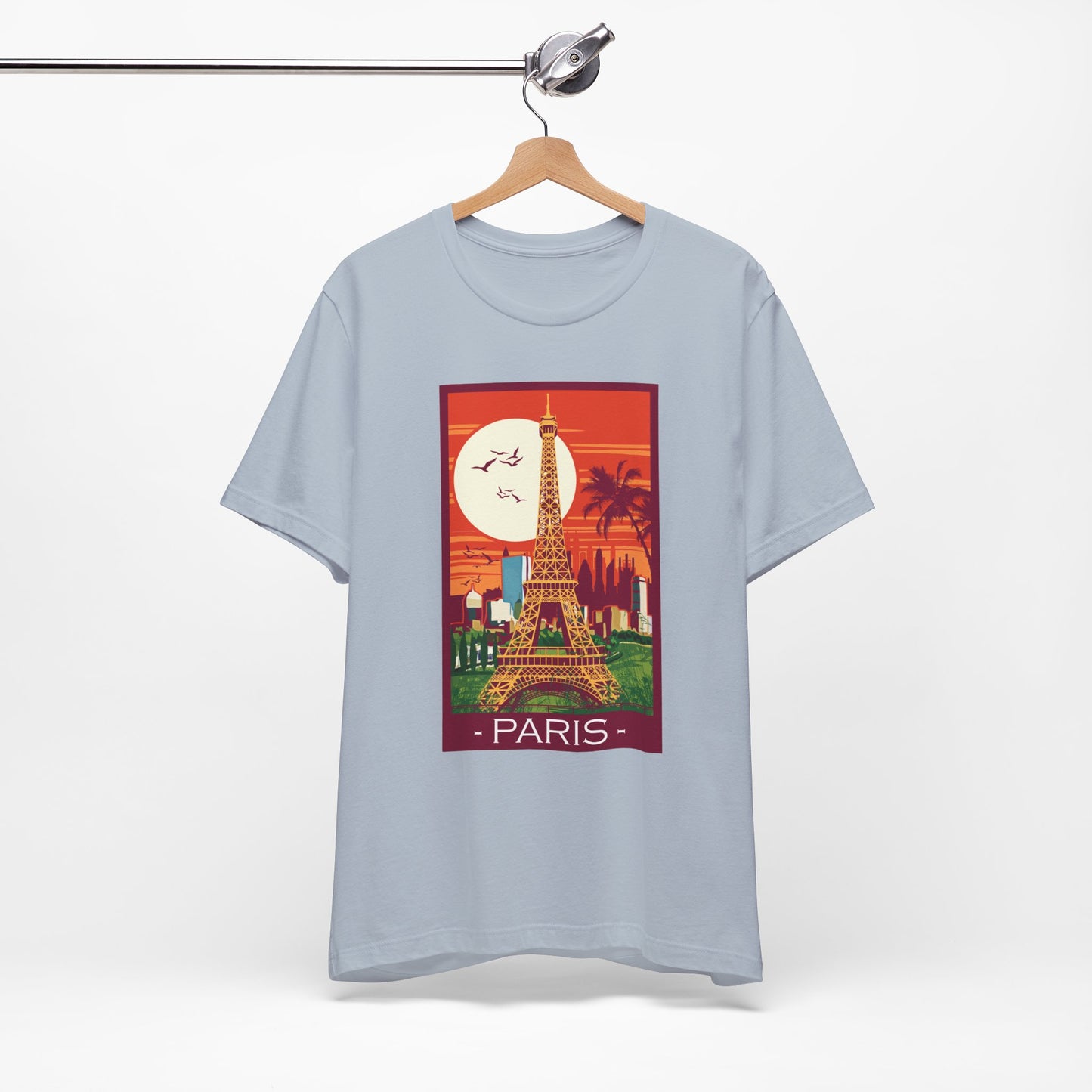 Retro Poster Paris Graphic Design Tee, Paris Shirt, Vintage Tees, Art Design T-Shirt, Graphic Tee, Retro Art Shirts