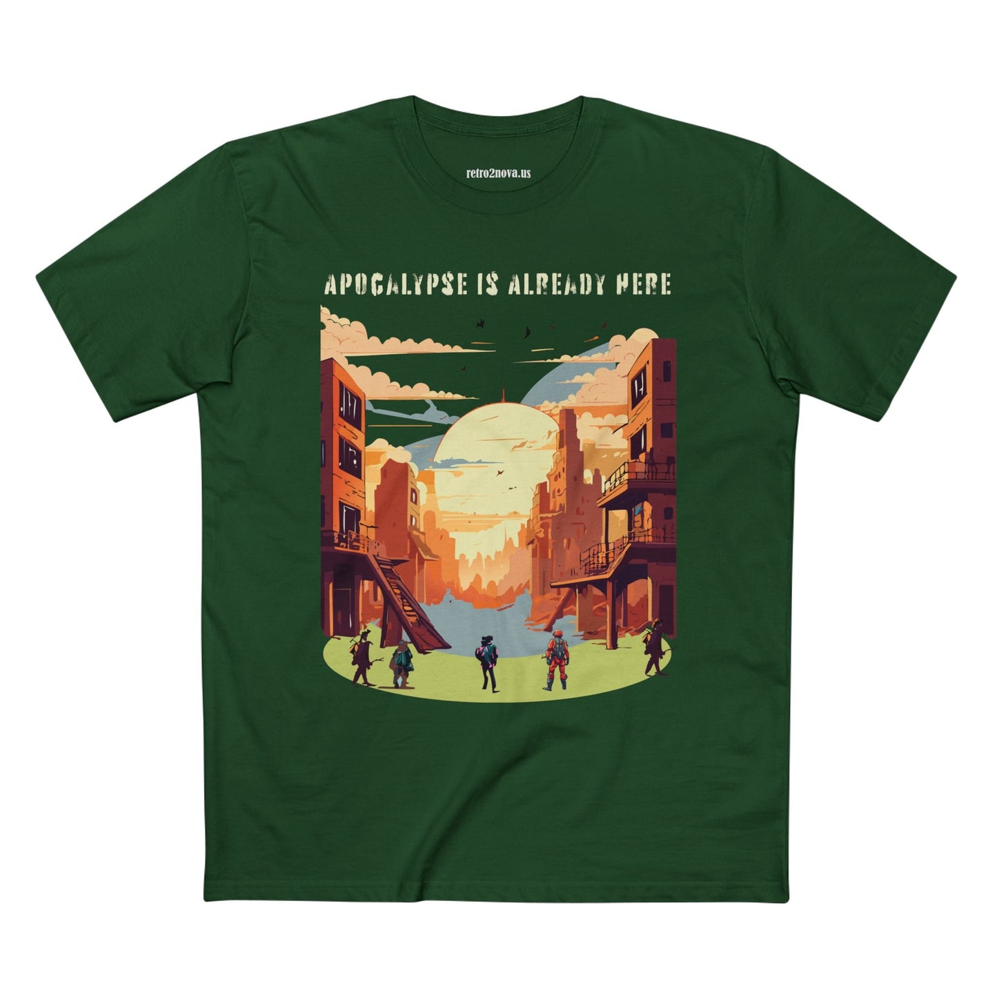 Cataclysm Doomsday Shirt Unisex Premium Cotton Tee Original Art Design Retro2Nova