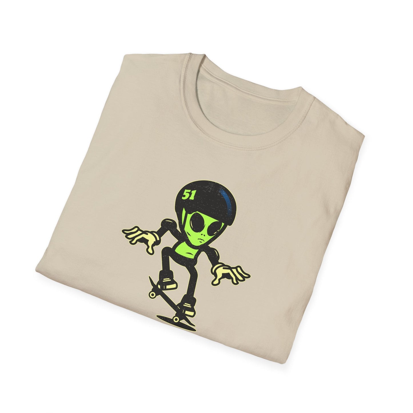 Alien Skateboard Space Invaders Shirt