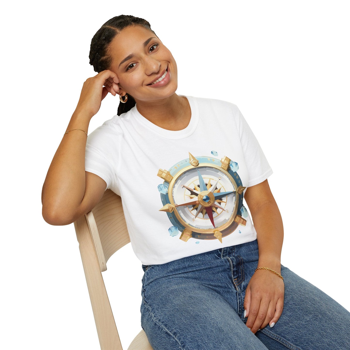 Compass Navigator Graphic Tee Unisex 100 Cotton 28