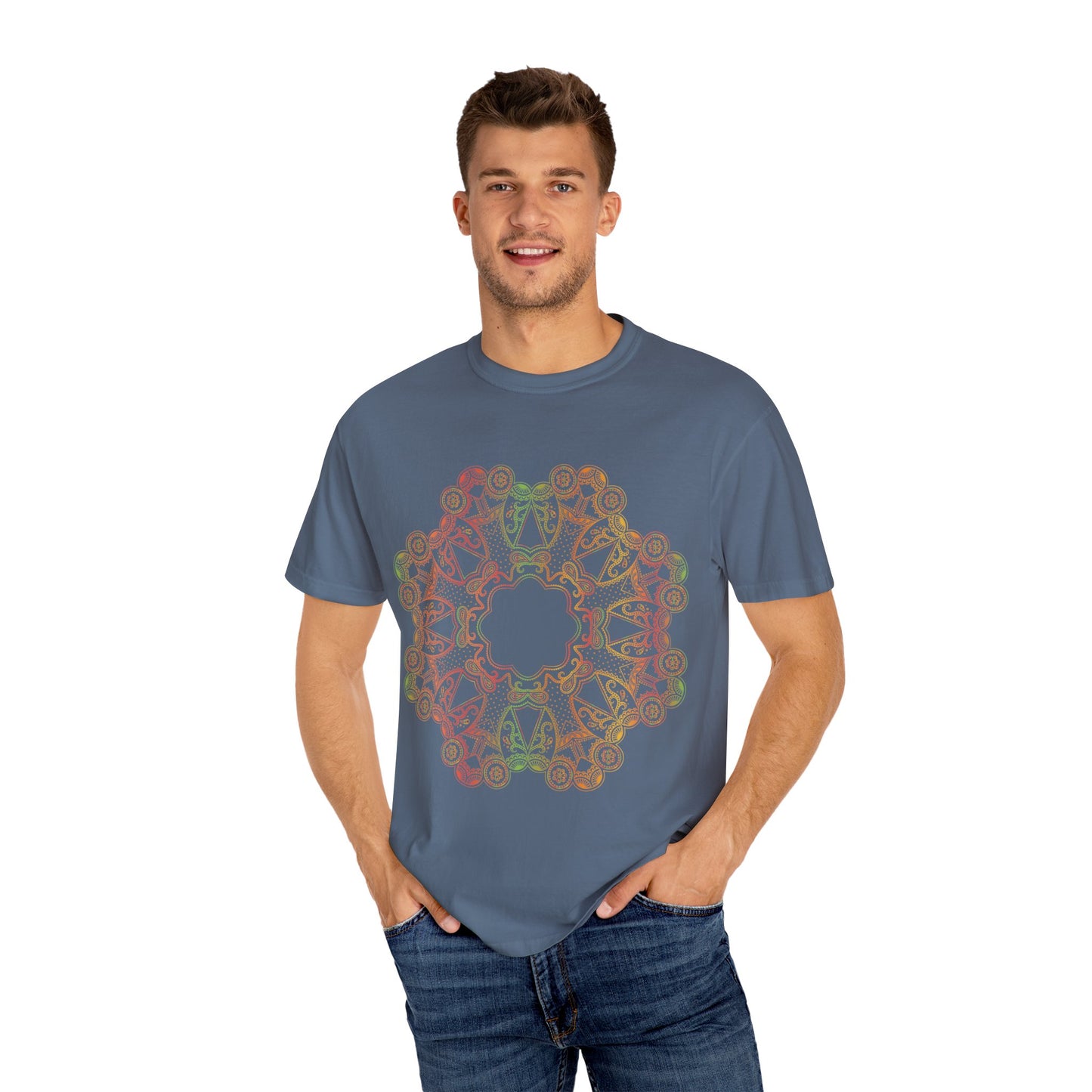 Unisex T-shirt with abstract print