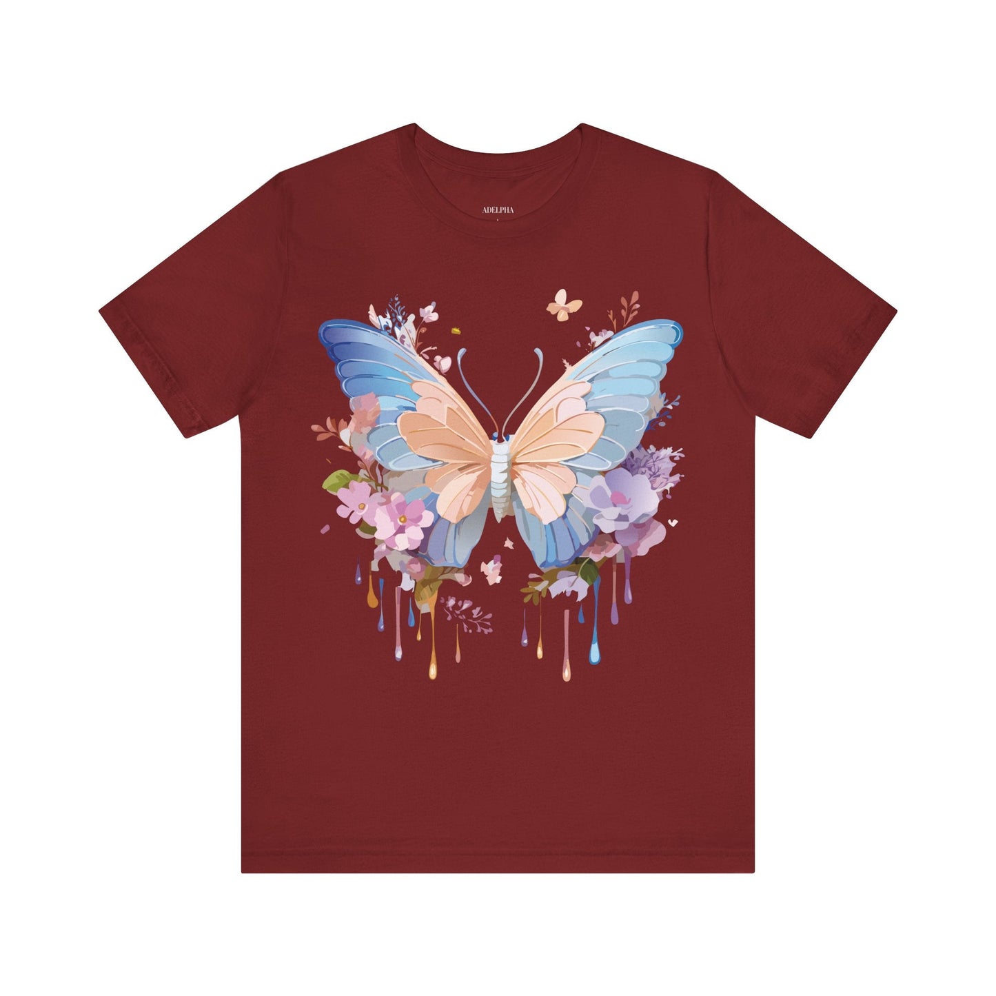 Butterfly Graphic Tee By Adelpha Unisex Short Sleeve Shirt Art Design