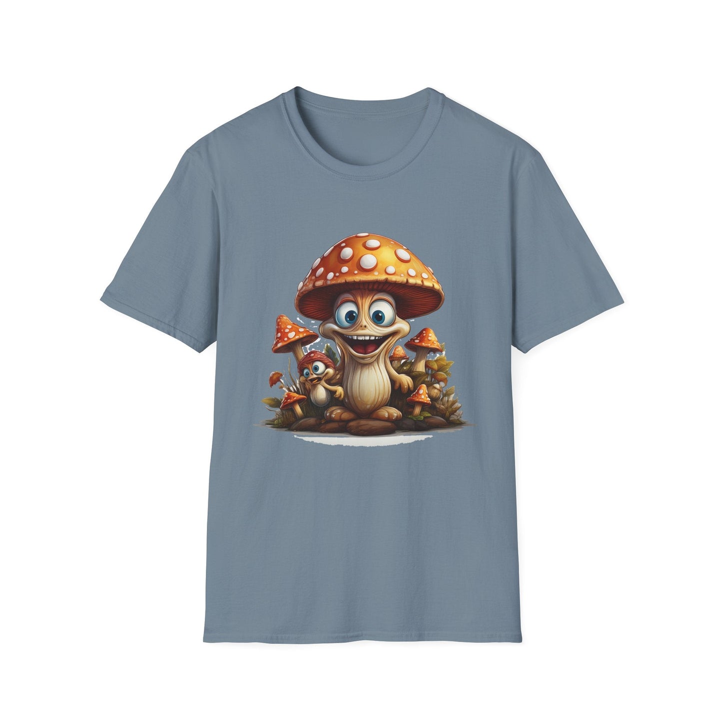 Mashroom Tee Shirt Unisex Softstyle 64000 Comfortable Mushroom Shirt With Funny Fungus Design