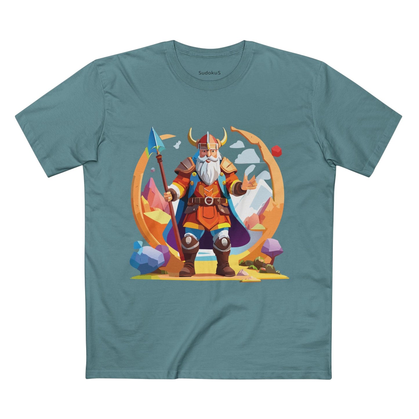 Viking Graphic Unisex 100 Cotton Staple Tee 9