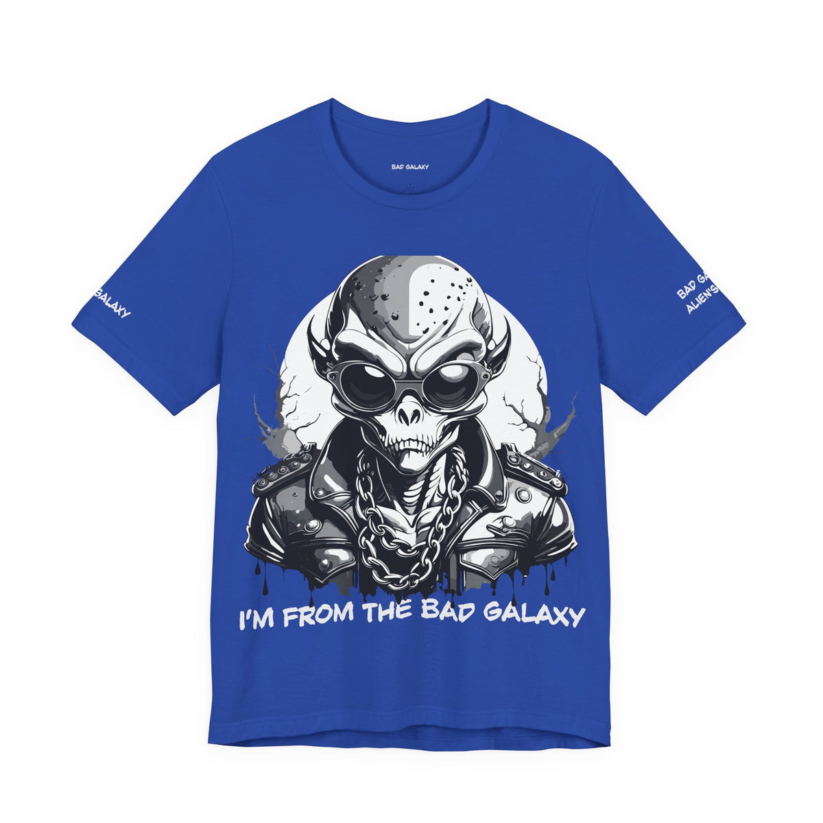 Alien Graphic Unisex Cotton Bella+Canvas Tee with Art Design b70