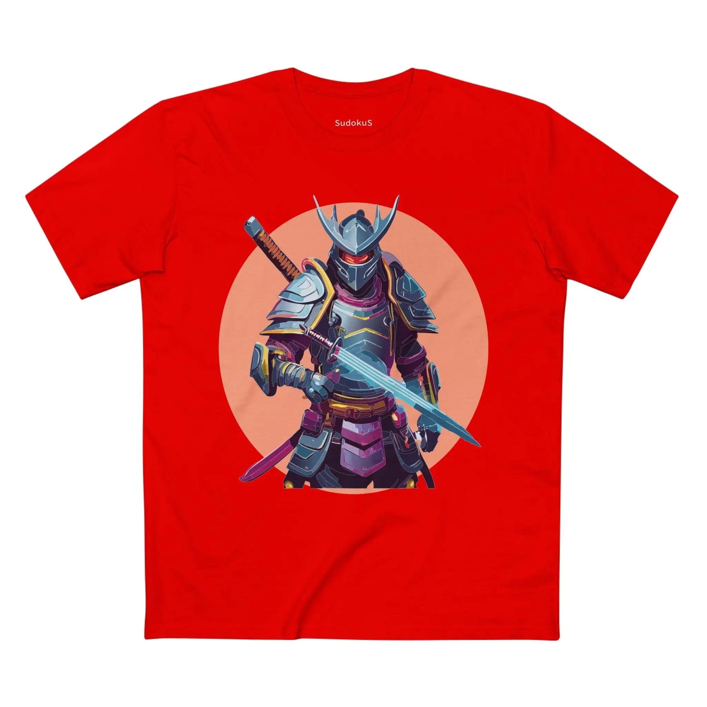 Samurai Graphic Unisex 100 Cotton Staple Tee 7