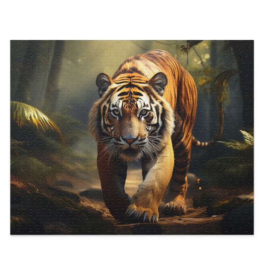 Tiger Puzzle 500-Chipboard Pieces in Box | Kids Puzzles Size: 16" x 20",  Ages 9+ and Family pn59