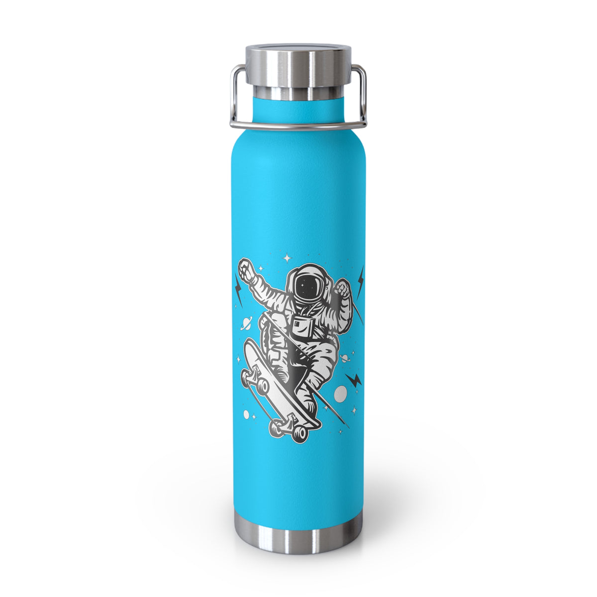 22oz Copper Insulated Water Bottle with Cartoon Design - CV52
