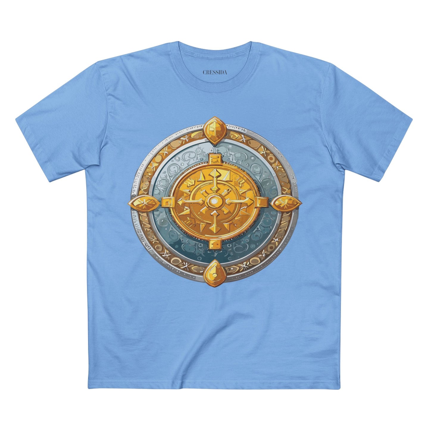 Antique Gold Coin Graphic Design T-Shirt Unisex 100 Cotton With Golden Print Artwork Tee 7