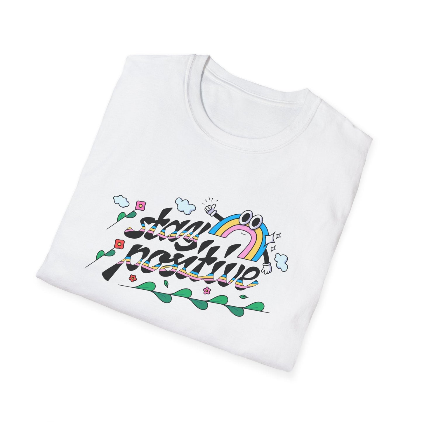 Positive Slogan T Shirts Unisex Softstyle Tee With Positive Words And Good Quotes Gildan 64000
