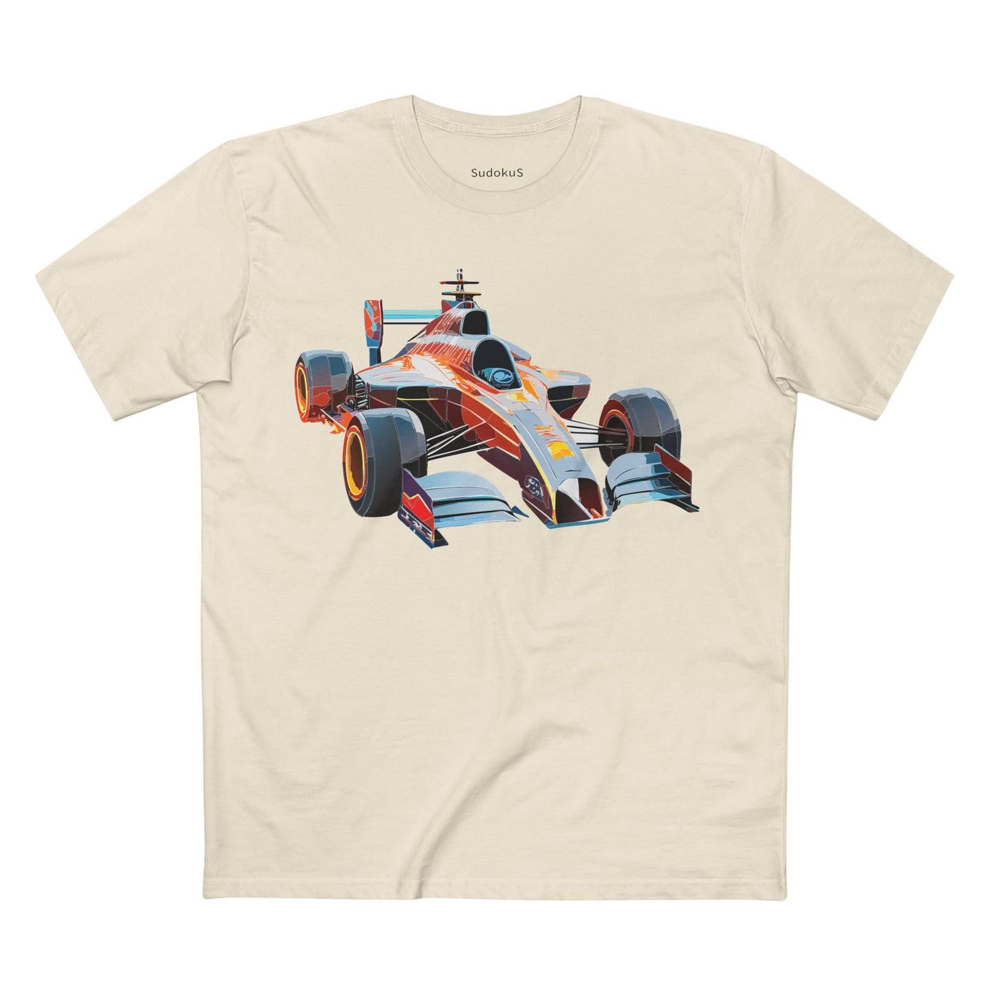 Car Graphic Unisex 100 Cotton Staple Tee 9