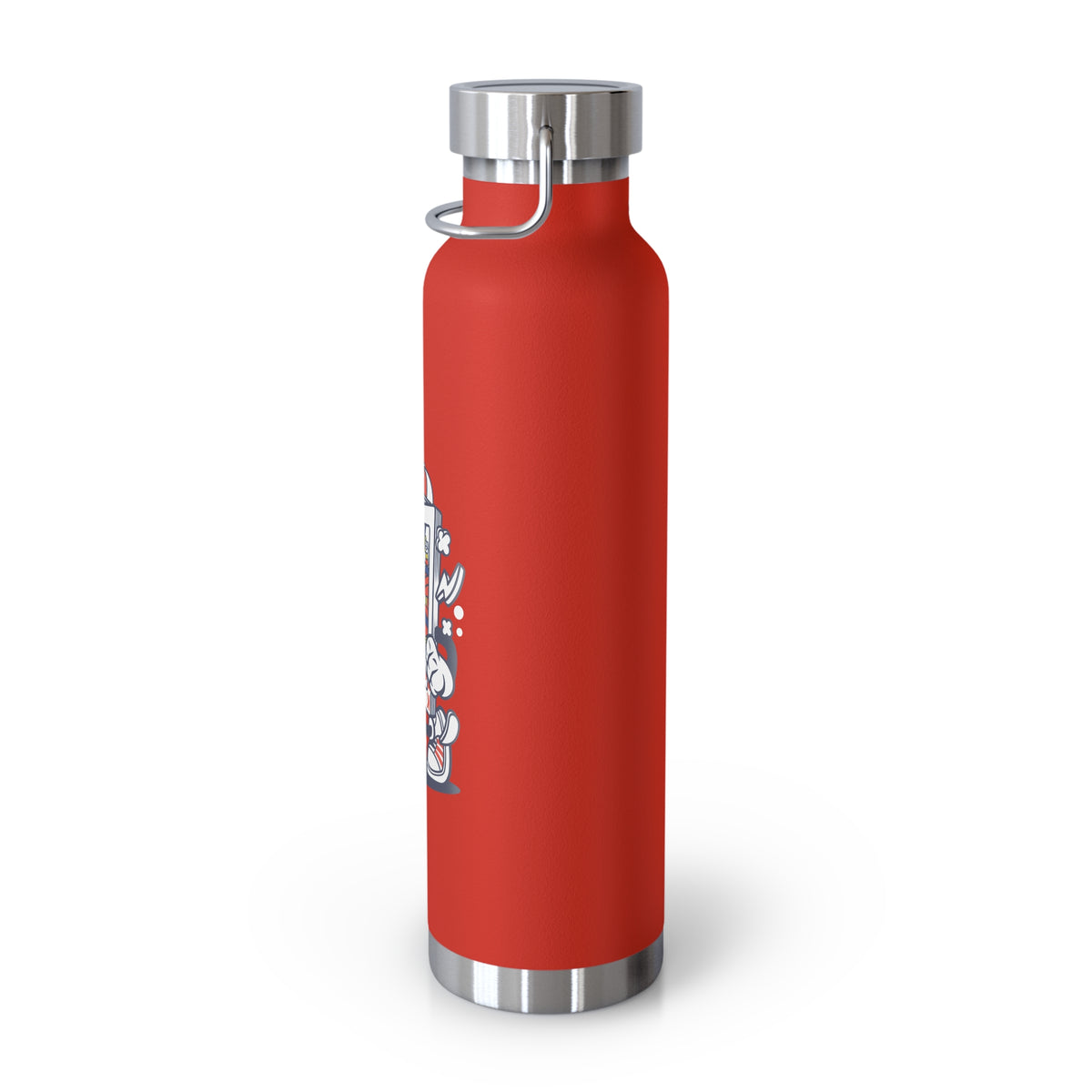 22oz Copper Insulated Water Bottle with Cartoon Design - CV30