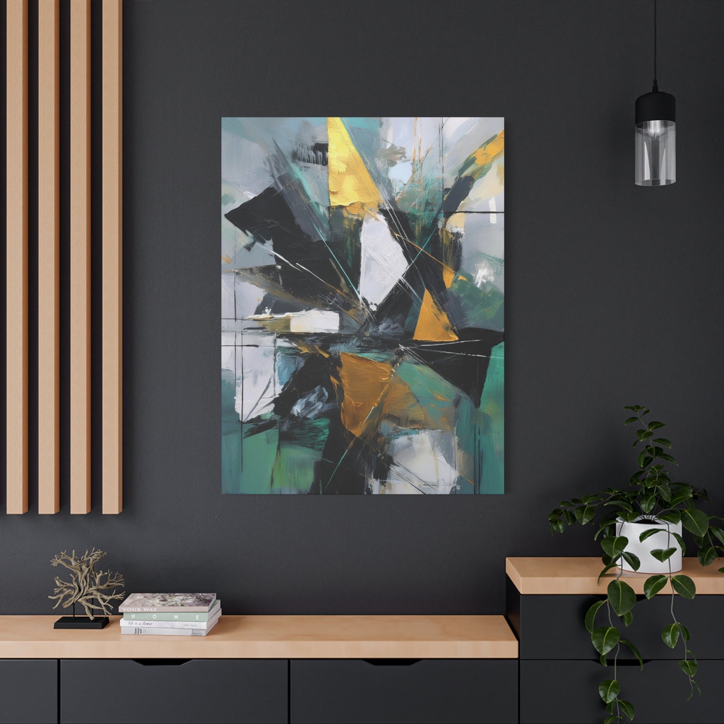 Abstract Oil Painting Print Canvas 20x24,20x30,24x30 24x32,24x36,30x40 32x48,36x48,40x60 Pine-Wood Inner Frame ABS-208
