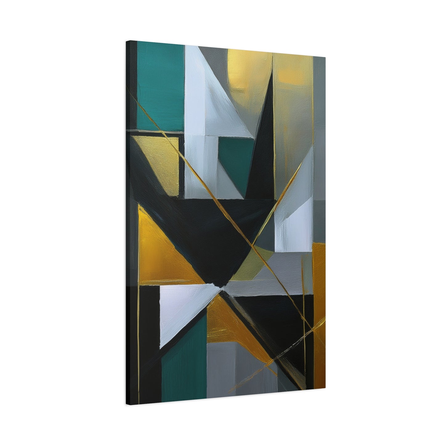 Abstract Geometric Painting Print Canvas 20x24,20x30,24x30 24x32,24x36,30x40 32x48,36x48,40x60 Pine-Wood Inner Frame ABS-77