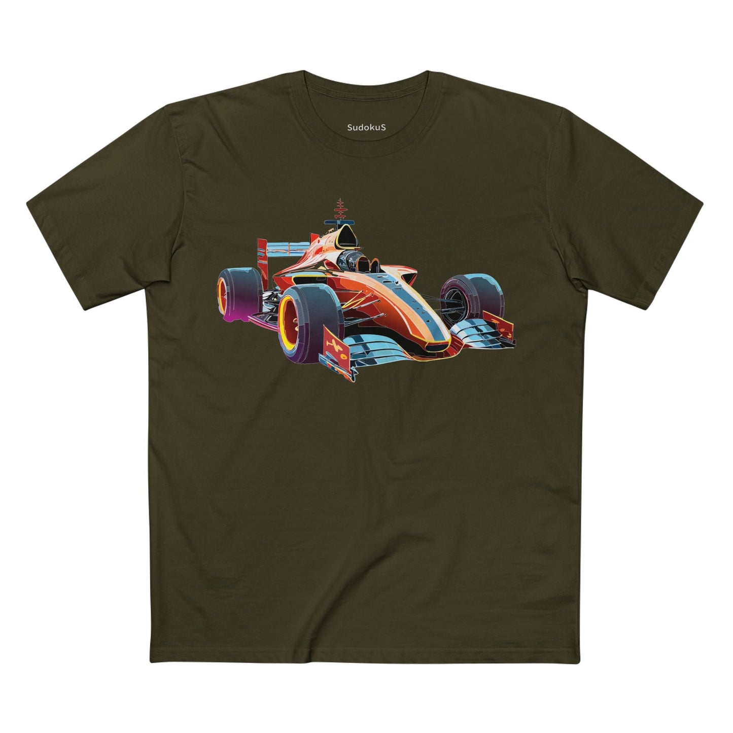 Car Graphic Unisex 100 Cotton Staple Tee 10
