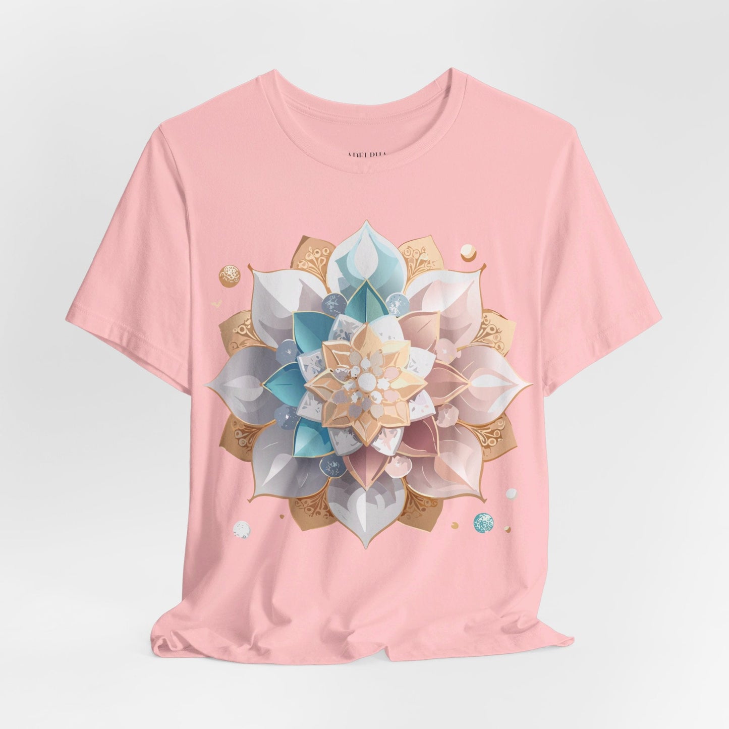 Adelpha Mandala Graphic Tee Unisex Jersey Short Sleeve Art Design Shirt Premium Comfort Wear