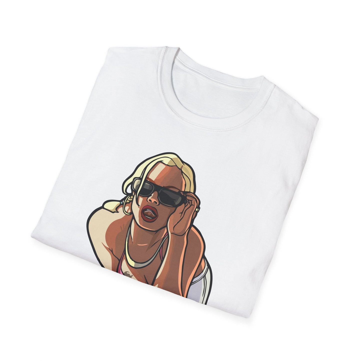 Cartoon Animation T Shirt Funny Tee Unisex Gildan Softstyle 64000 100 Percent Ring Spun Cotton