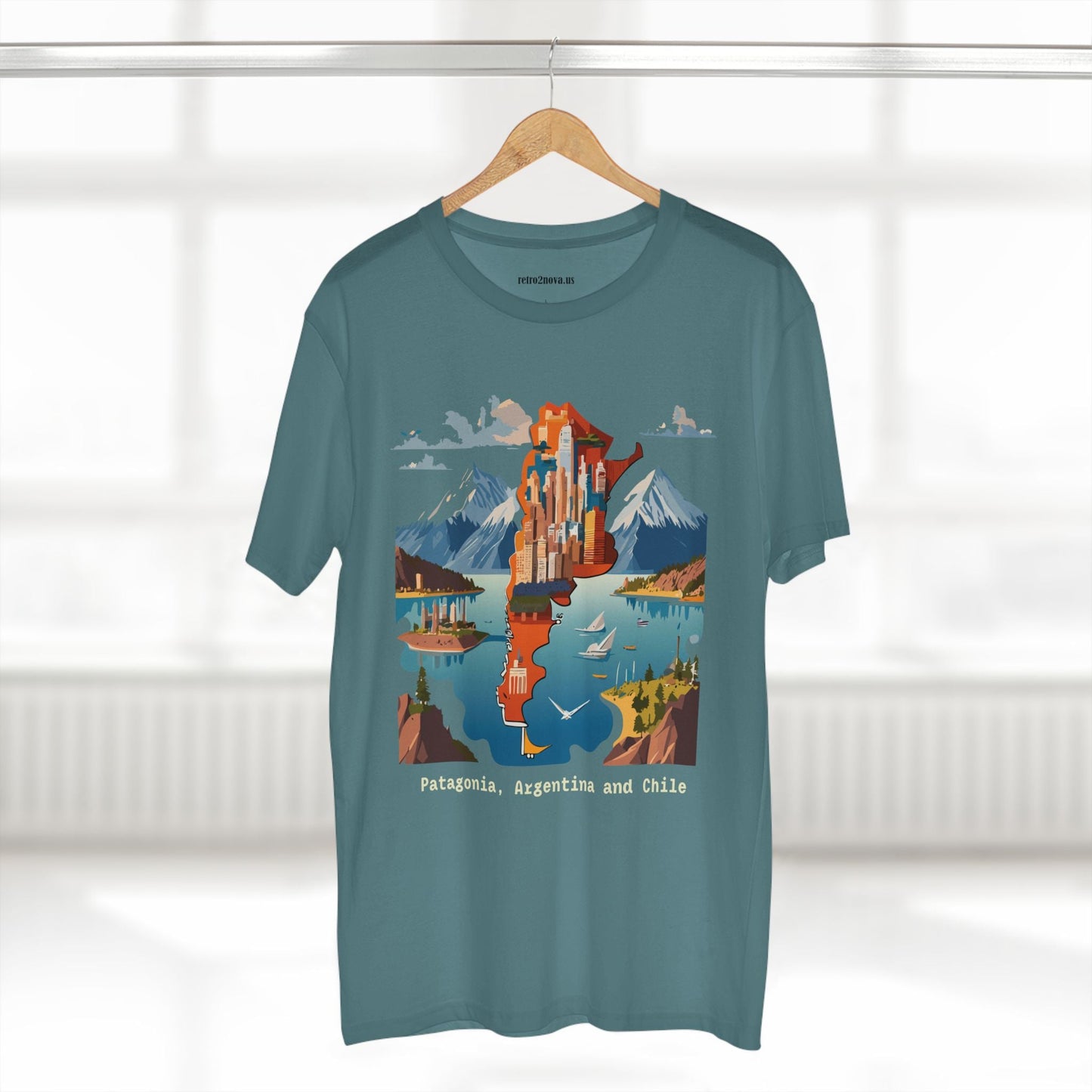 Travel Shirt For Tourists Unisex Premium Cotton Tee With Original Art Design By Retro2Nova