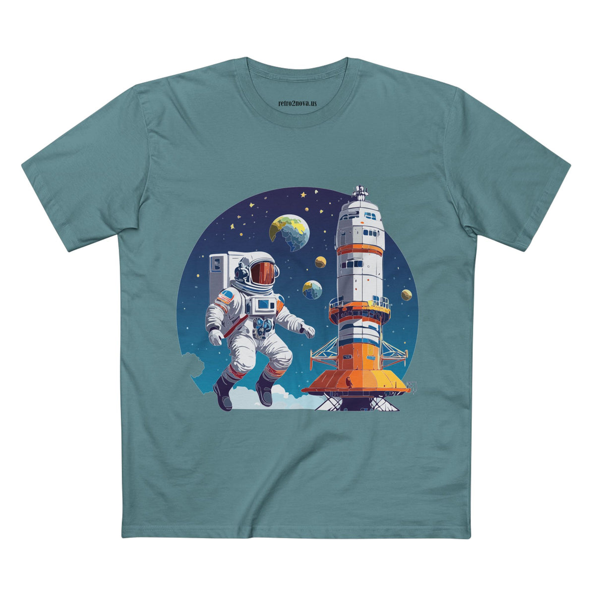 Cosmos Astronaut Graphic Tee Staple Unisex 100 Cotton Tee Shirt - CS-36