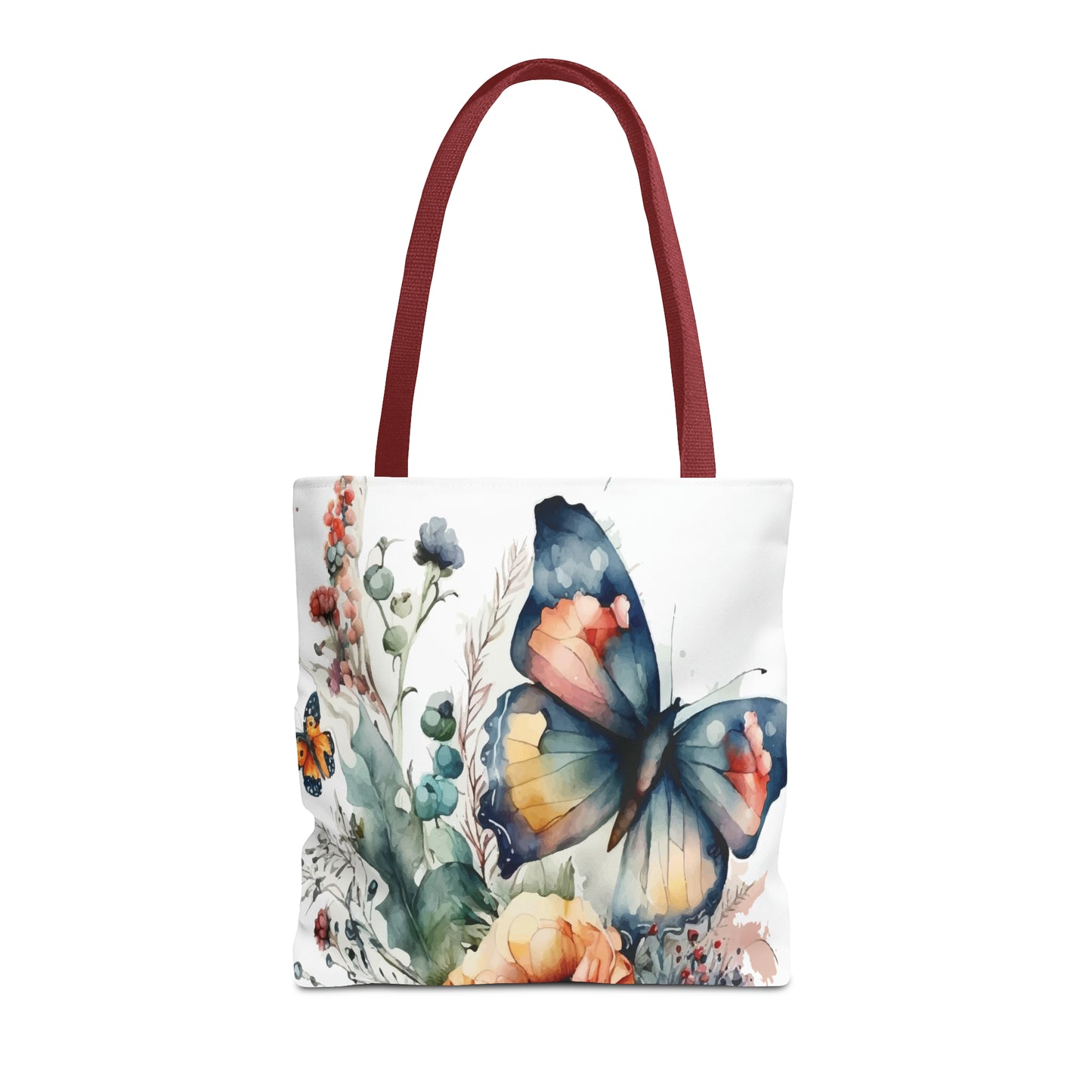 Canvas Bag with Butterfly Prints