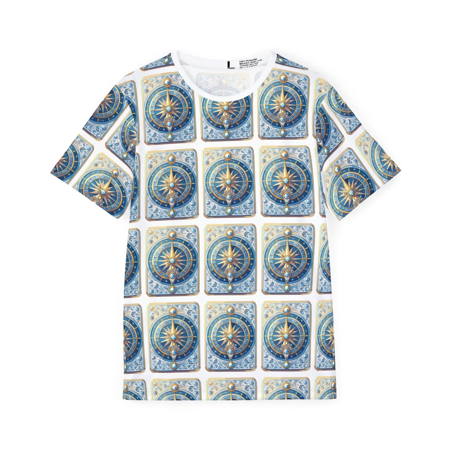 22-Card Deck Graphic T-Shirt, Art Design Poly Shirt, All Over Print Graphic Tee, Playing Cards T-Shirt, Playing Cards Tees